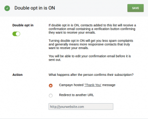 Double Opt in